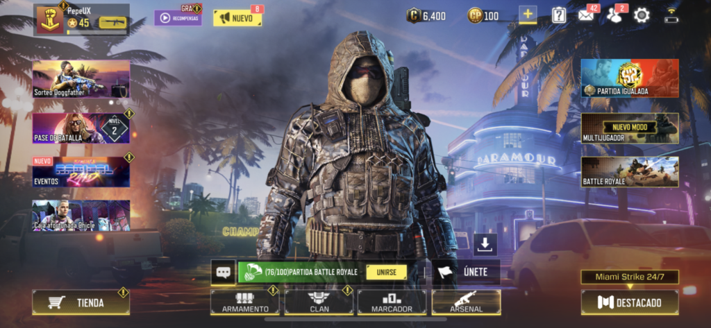 Captura de pantalla del juego Call Of Duty Mobile